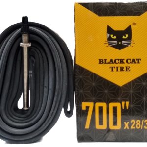 تیوب دوچرخه کورسی والف بلند BLACK CAT 700x28/32C